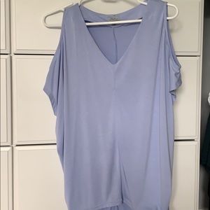 Cold shoulder gorgeous lilac tank